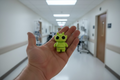 Dave the Flexi Alien | 3D Printed Badge Reel