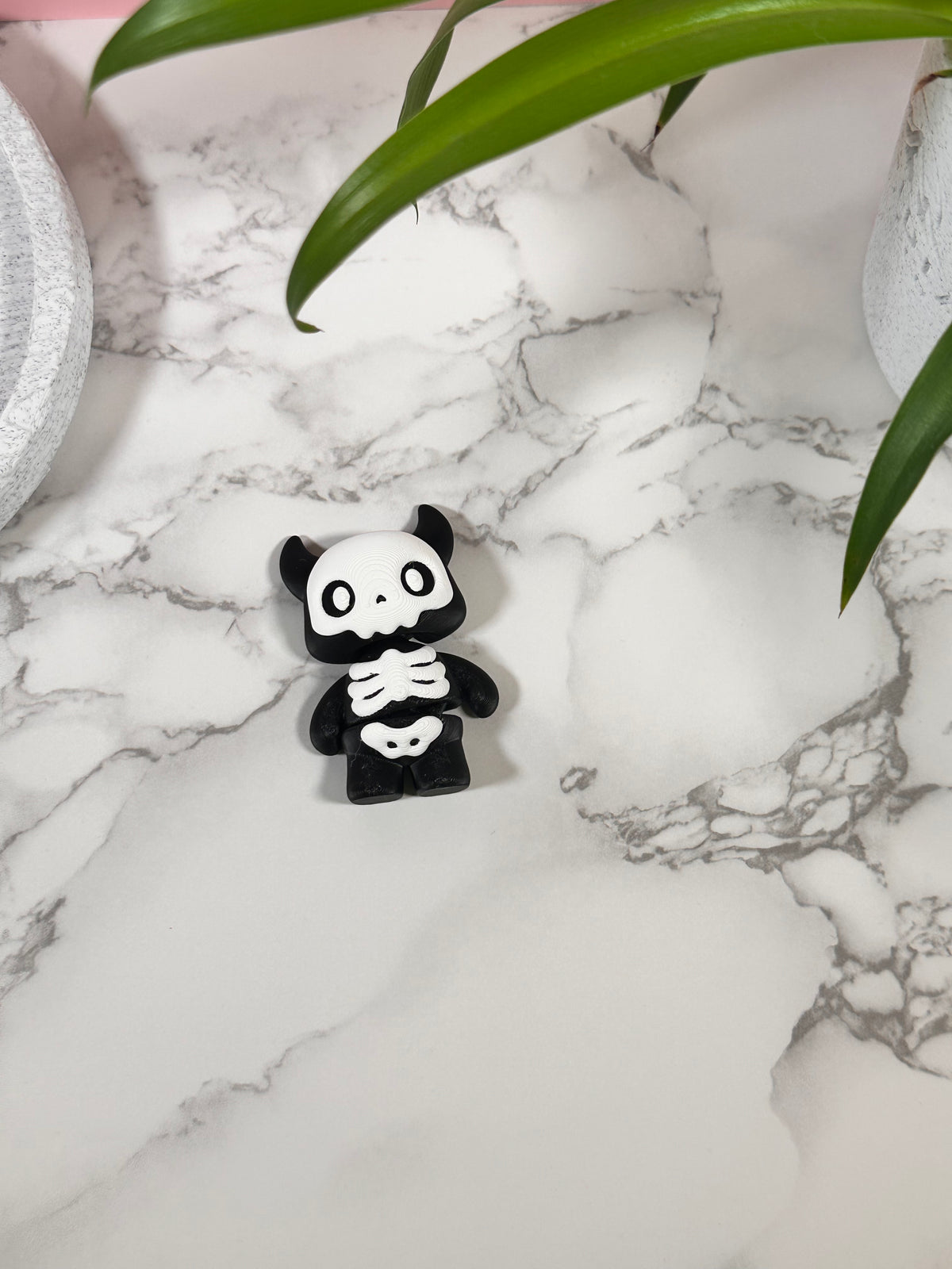 Skellie the Skeleton | Badge Reel & Keychain