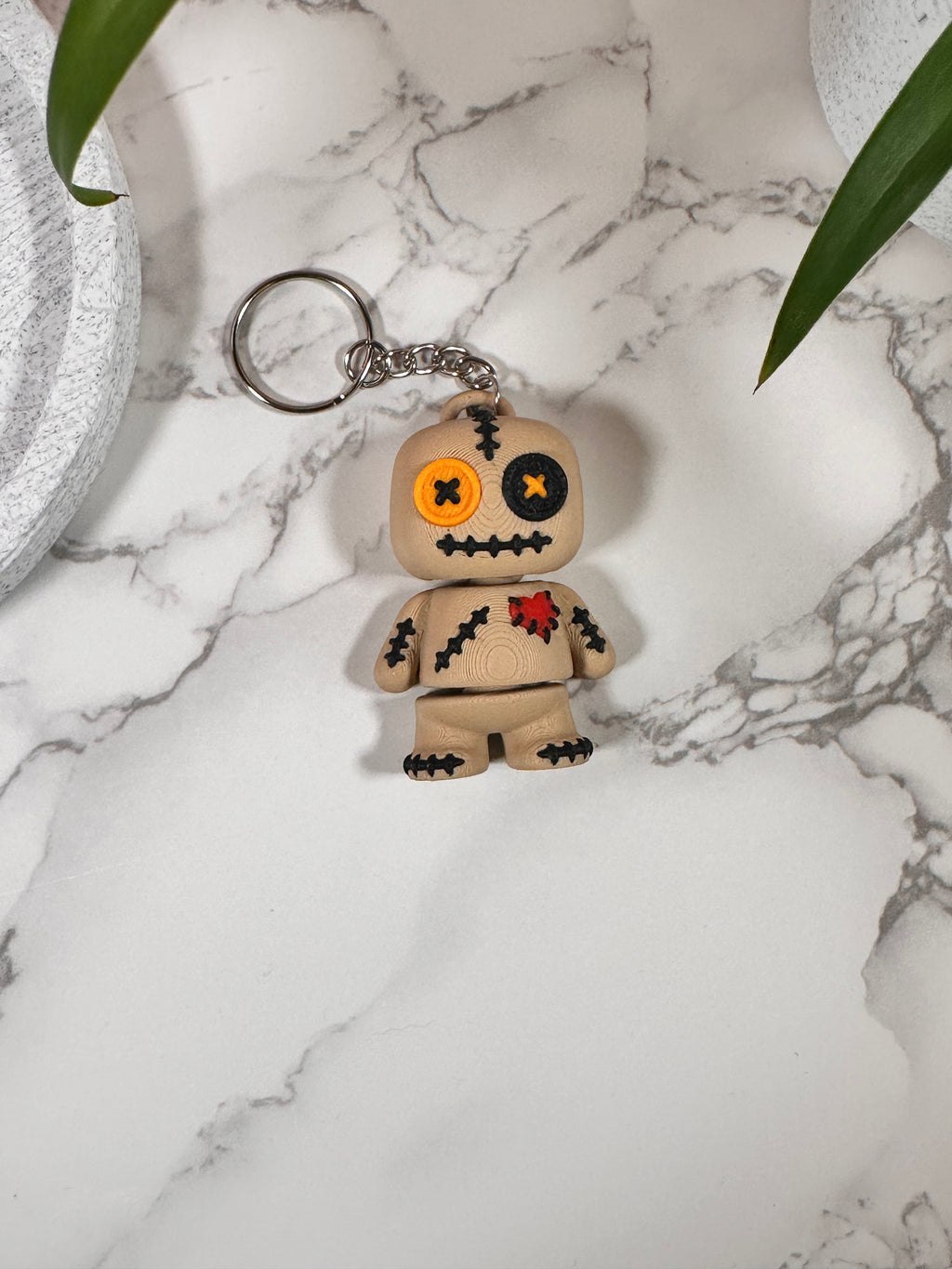 Voodoo Doll Buddy | 3D Printed Badge Reel & Keychain