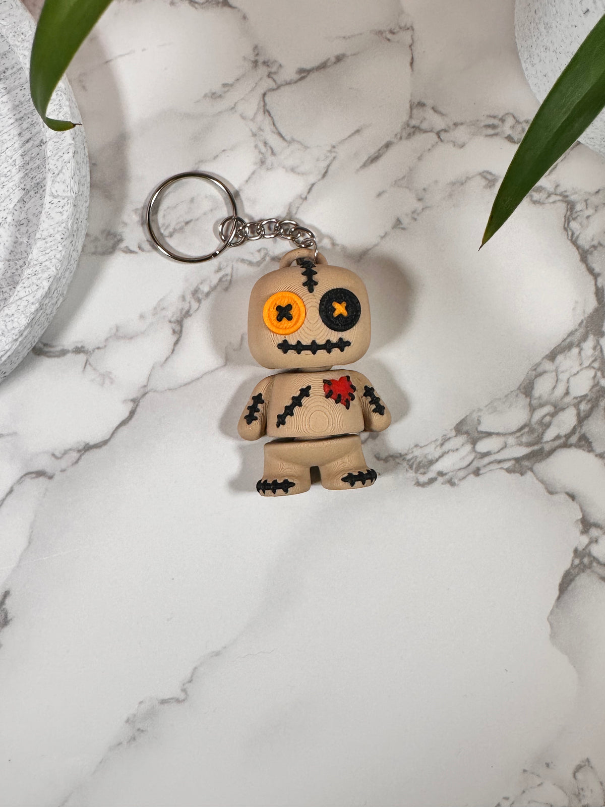 Voodoo Doll Buddy | 3D Printed Badge Reel & Keychain