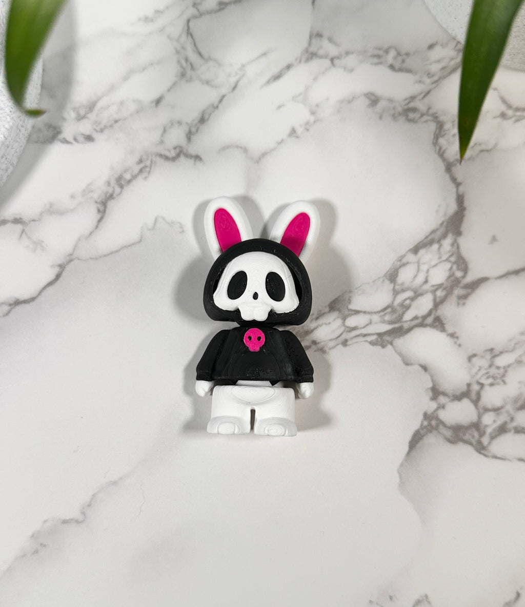 Boney Bunny | 3D Printed Badge Reel