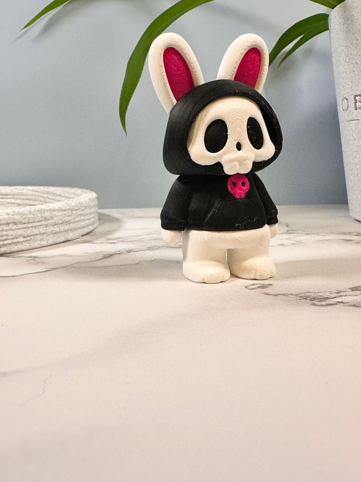 Boney Bunny | 3D Printed Badge Reel
