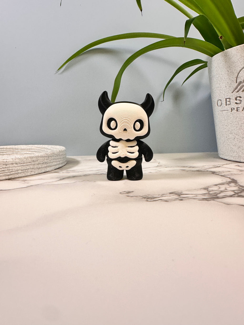 Skellie the Skeleton | Badge Reel & Keychain