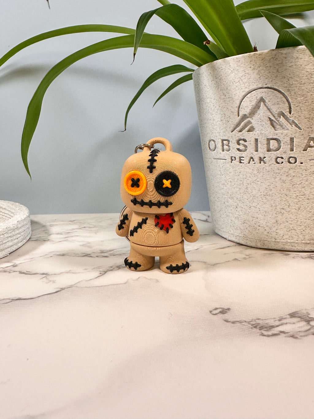 Voodoo Doll Buddy | 3D Printed Badge Reel & Keychain
