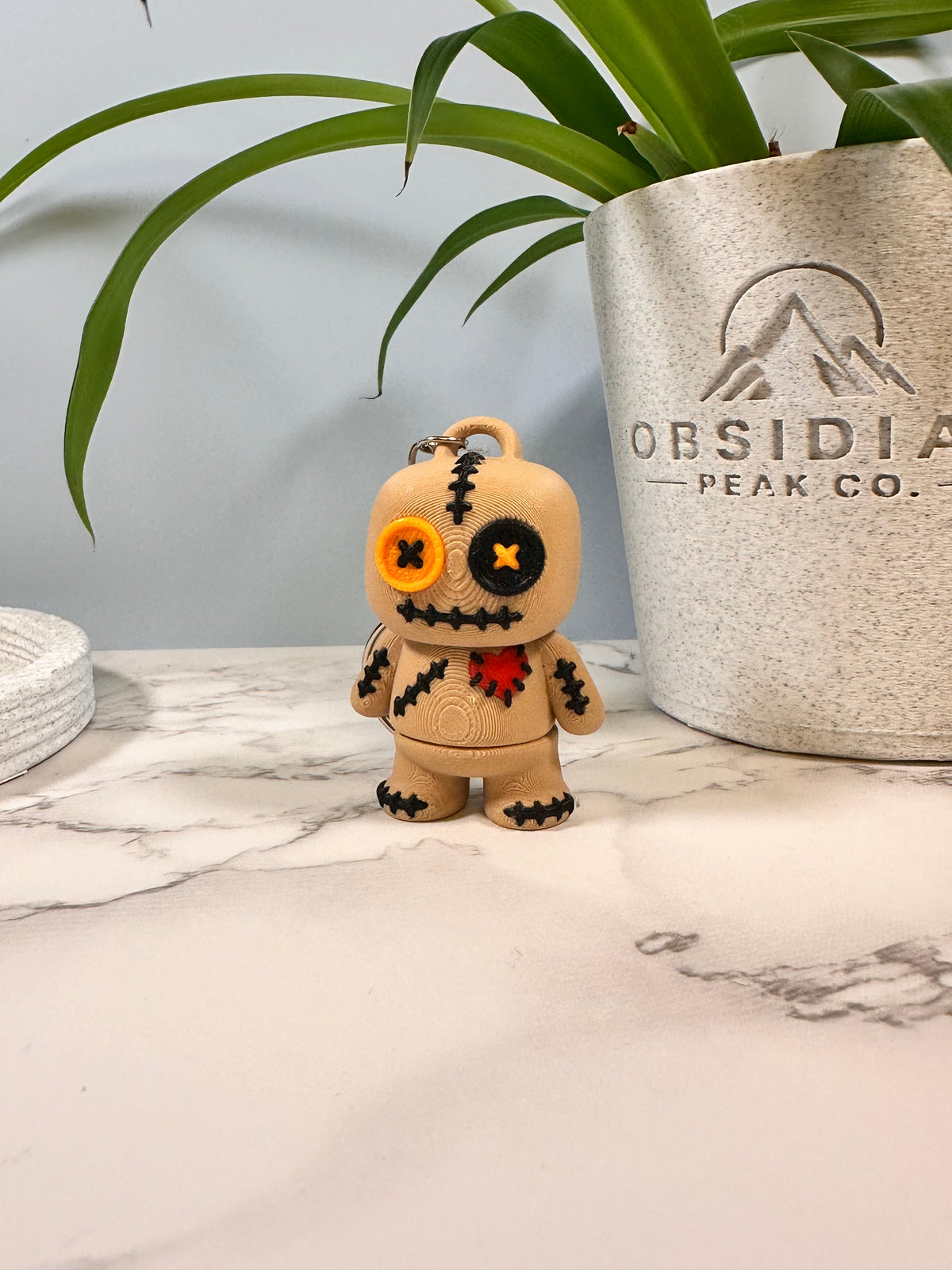 Voodoo Doll Buddy | 3D Printed Badge Reel & Keychain