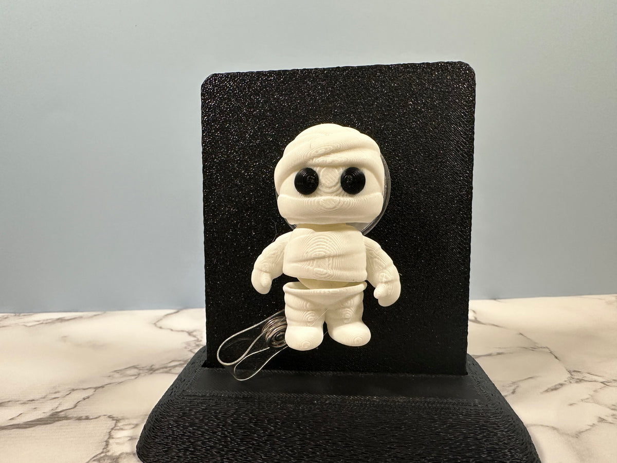 Murray the Mummy | 3D Printed Badge Reel