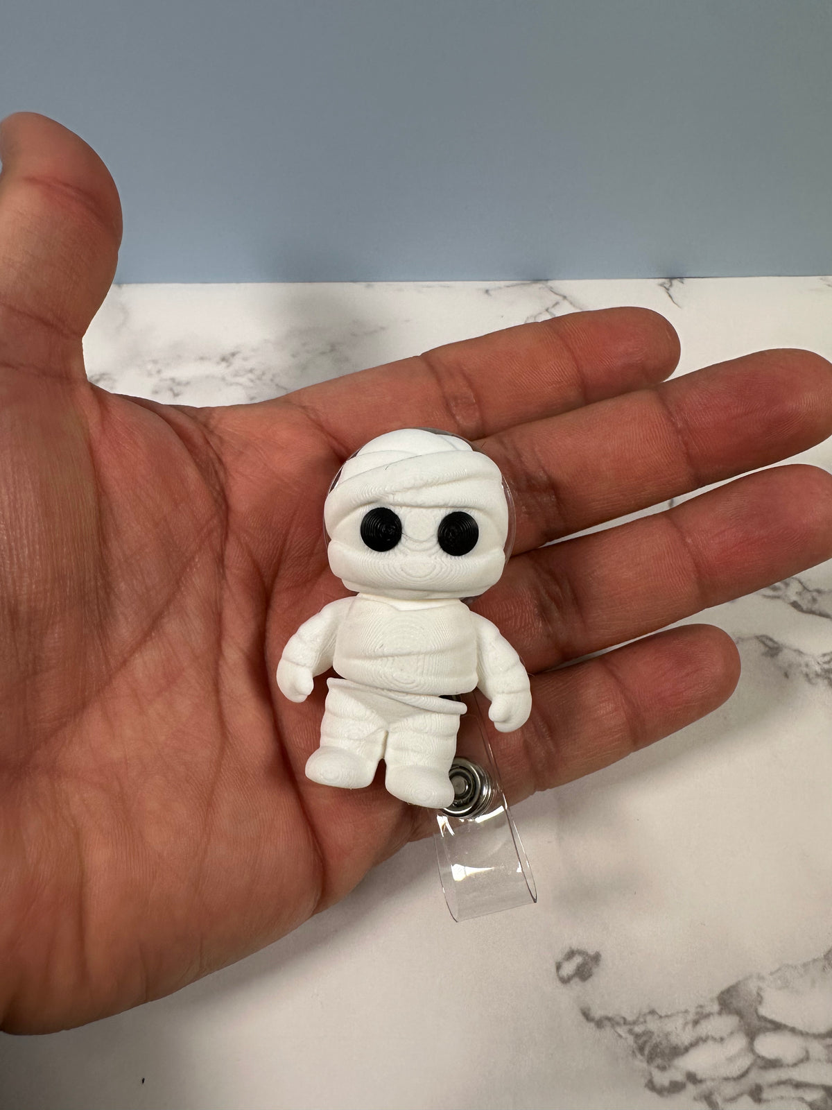 Murray the Mummy | 3D Printed Badge Reel