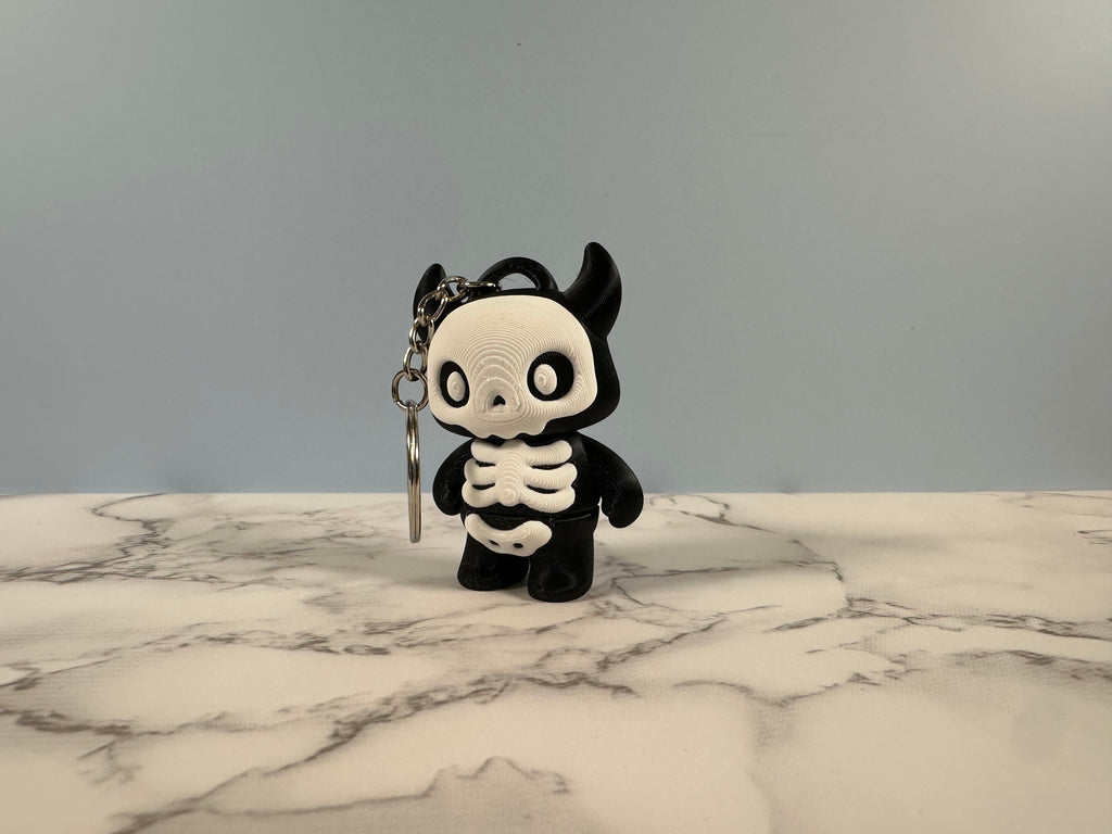 Skellie the Skeleton | Badge Reel & Keychain