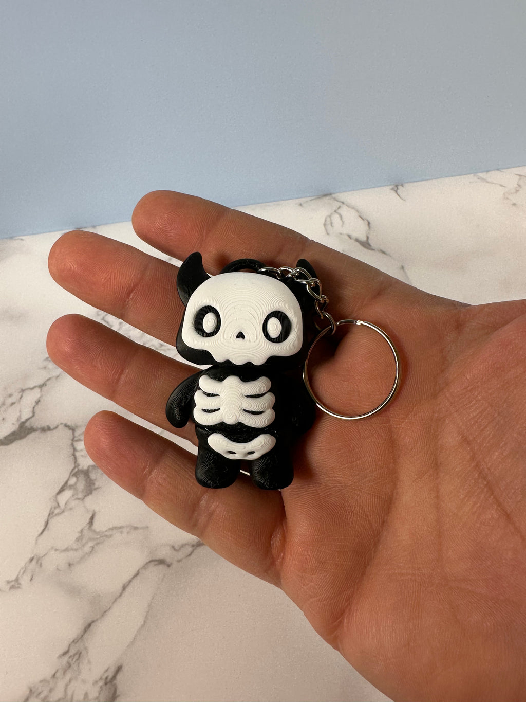 Skellie the Skeleton | Badge Reel & Keychain