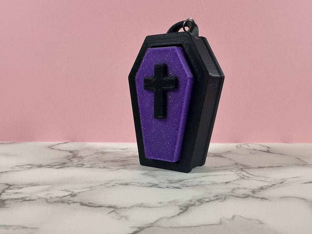 Crypt Clicker | Light-Up Coffin Keychain