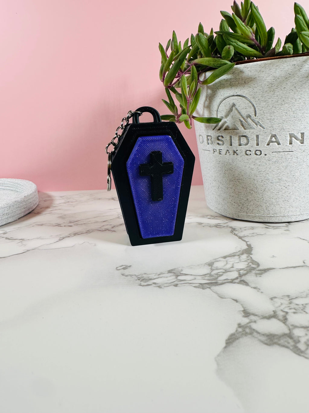 Crypt Clicker | Light-Up Coffin Keychain