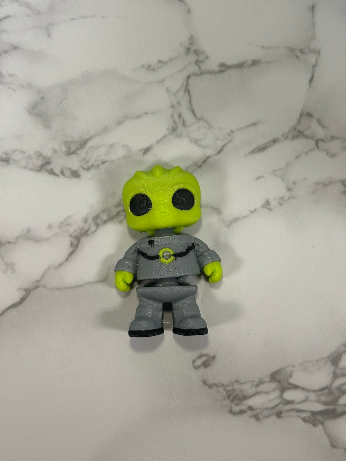 Astro the Flexi Alien | 3D Printed Badge Reel